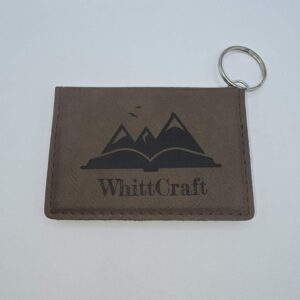 Dark Brown Leather ID holder